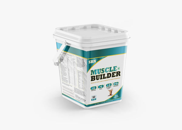 SBN Muscle Builder | Muscle Size And Strength Gain Formula | 20g Protein | 402 Kcal