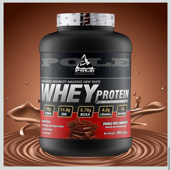 100% Whey Protein Powder - Rich Chocolate Flavor, 5 Lbs - 25G Protein, 11.8G Eaa For Optimal Muscle Building And Recovery